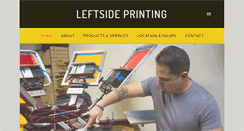 Desktop Screenshot of leftsideprinting.com